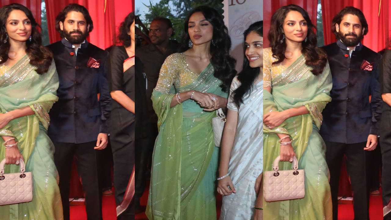 Sobhita Dhulipala’s ombre green saree can be your all-year-round glam essential