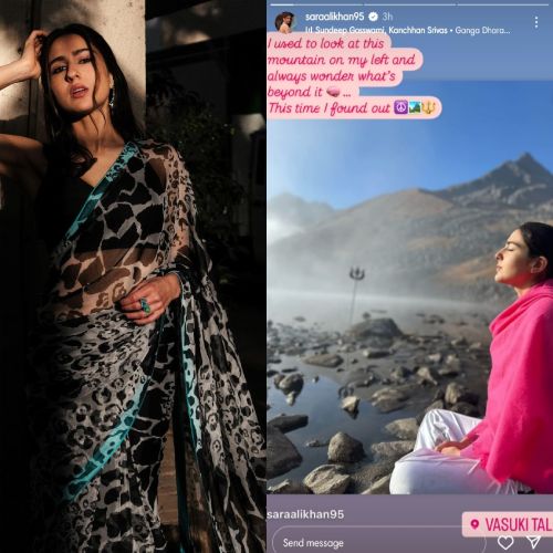 Sara Ali Khan visits Kedarnath ahead of Diwali 2024; reveals how she always used to wonder ‘what's behind the mountain’; see PICS