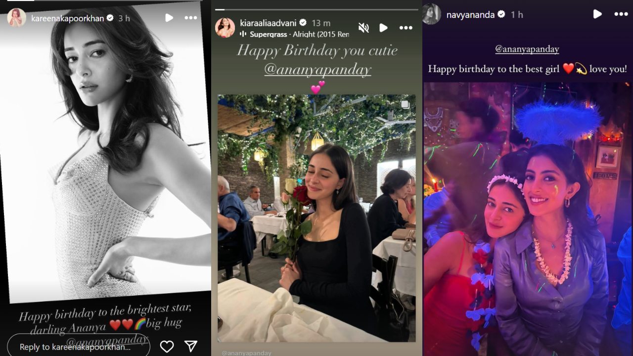 Ananya Panday Birthday: Kareena Kapoor sends warm wishes to ‘brightest star’; Kiara Advani, Parineeti Chopra and more celebs shower love