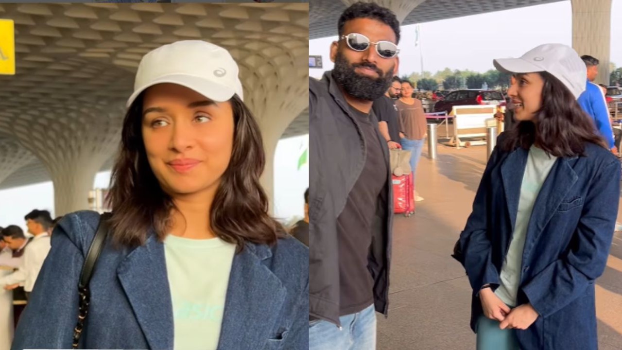 Did Shraddha Kapoor confuse fan for Aditya Roy Kapur at Mumbai airport? WATCH till end to see her reaction