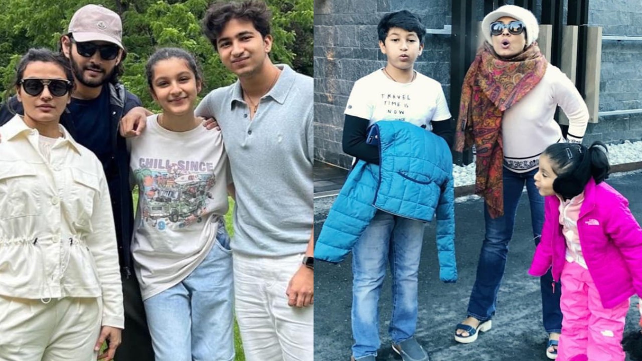 Throwback Thursday: Namrata's shares old PIC with Gautam & Sitara enjoying 'winter magic'