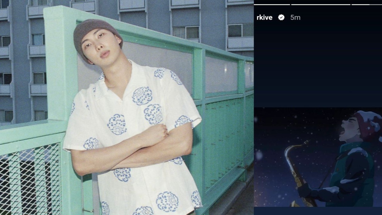 BTS' RM, RM's Instagram story with Blue Giant; Image: BIGHIT MUSIC, RM's Instagram