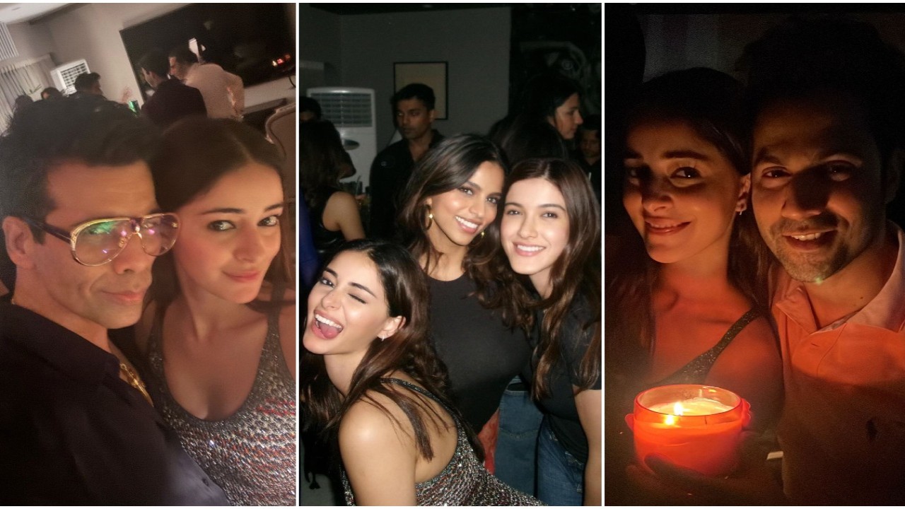 INSIDE Ananya’s birthday bash with BFFs Suhana, Shanaya, Karan, Varun, and more; see PICS