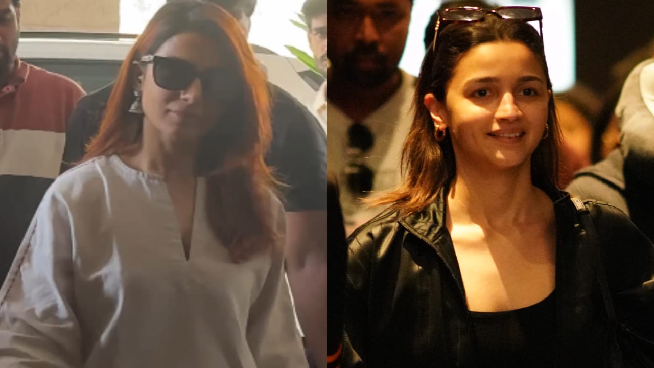 WATCH: Samantha Ruth Prabhu flaunts her looks with superpowered aura as she heads to meet Alia Bhatt in Hyderabad