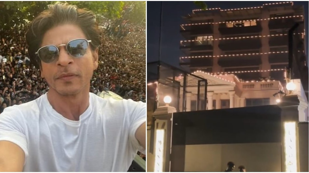 Shah Rukh Khan’s bungalow Mannat gets festive makeover ahead of Diwali and superstar’s birthday: WATCH