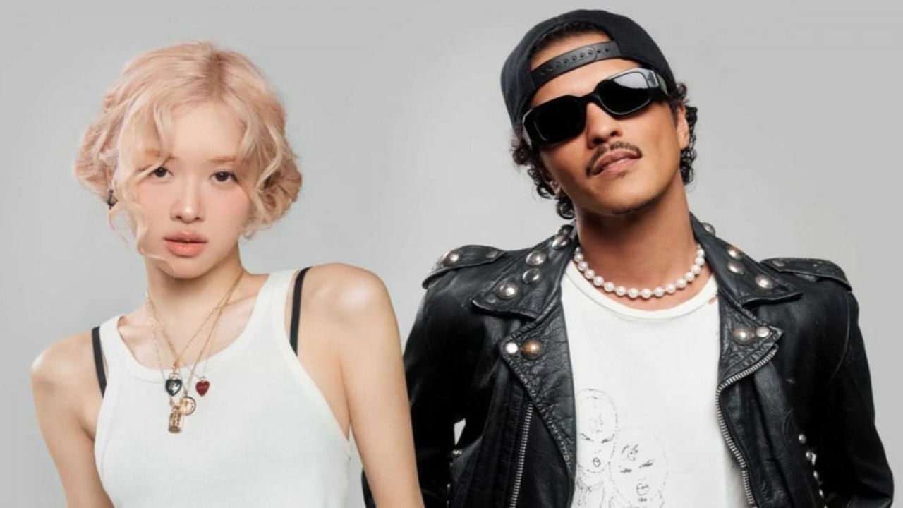 BLACKPINK's Rosé, Bruno Mars; Image Courtesy: X (formerly Twitter)