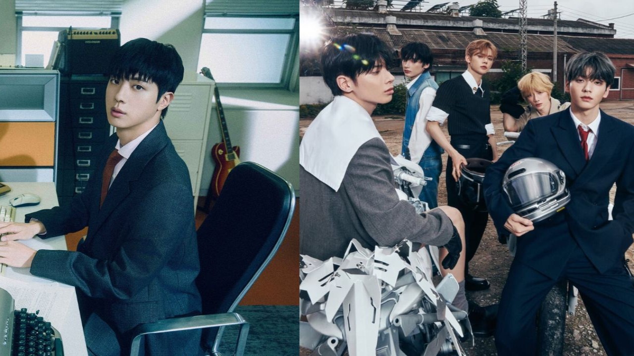 Jin, TXT: images from BIGHIT MUSIC