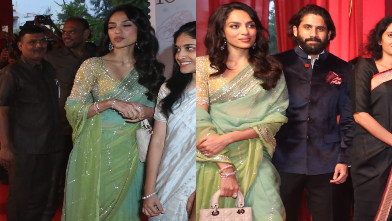 Sobhita Dhulipala’s ombre green saree can be your all-year-round glam essential