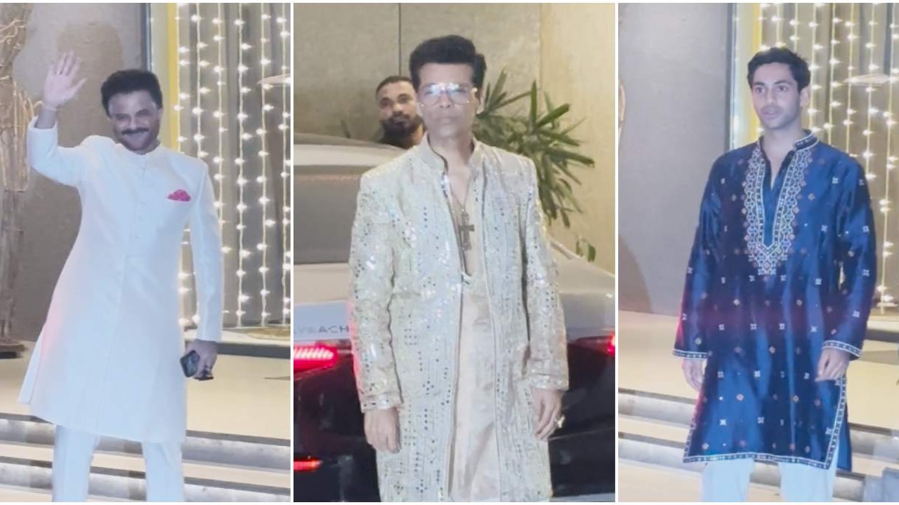 Abu Jani Sandeep Khosla Diwali Bash: Anil Kapoor-Sunita Kapoor, Karan Johar, Agastya Nanda and more dazzle in their ethnic best