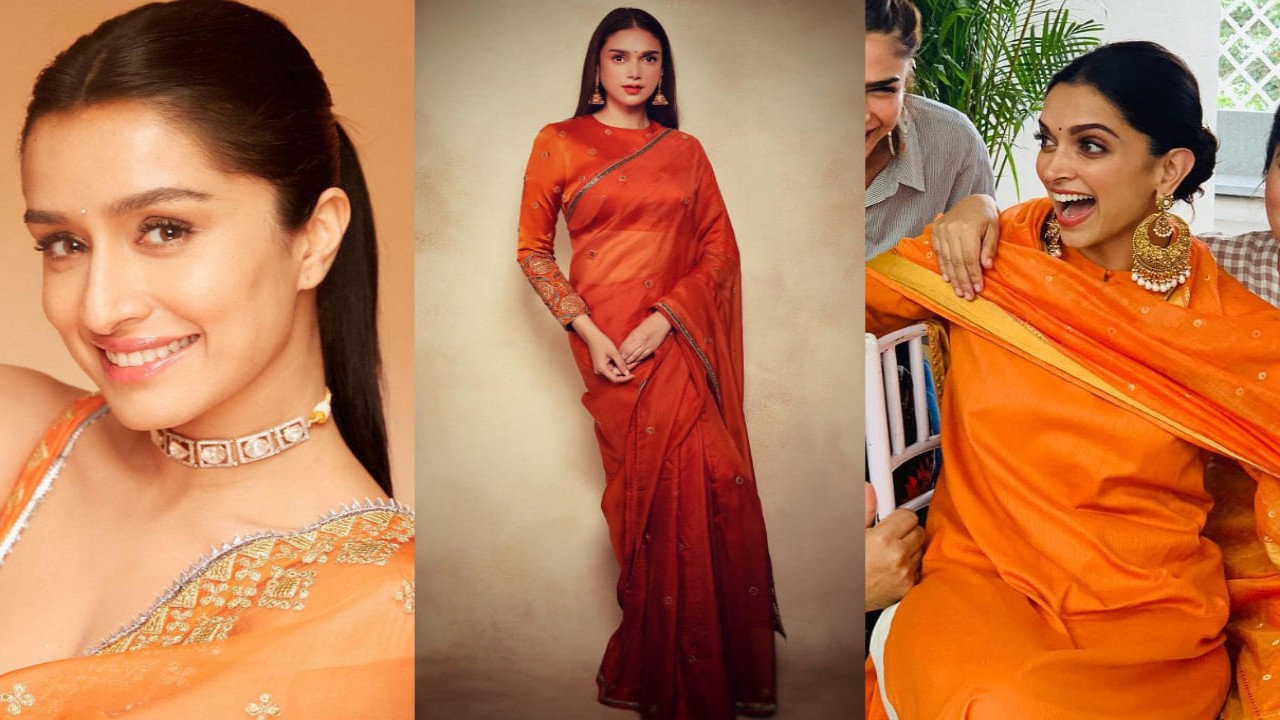  3 unique ways to style orange outfits for Navratri day 4 