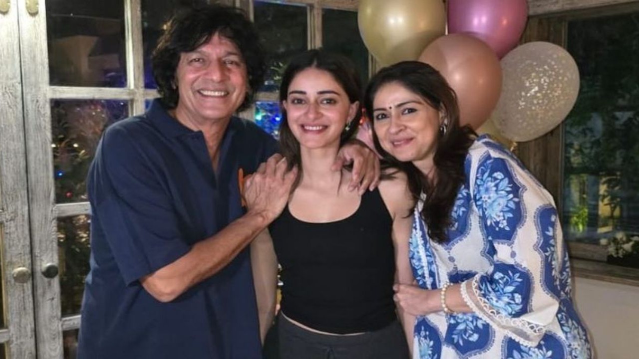 Ananya's childhood birthday celebration VIDEO with her mom and dad is too cute to miss