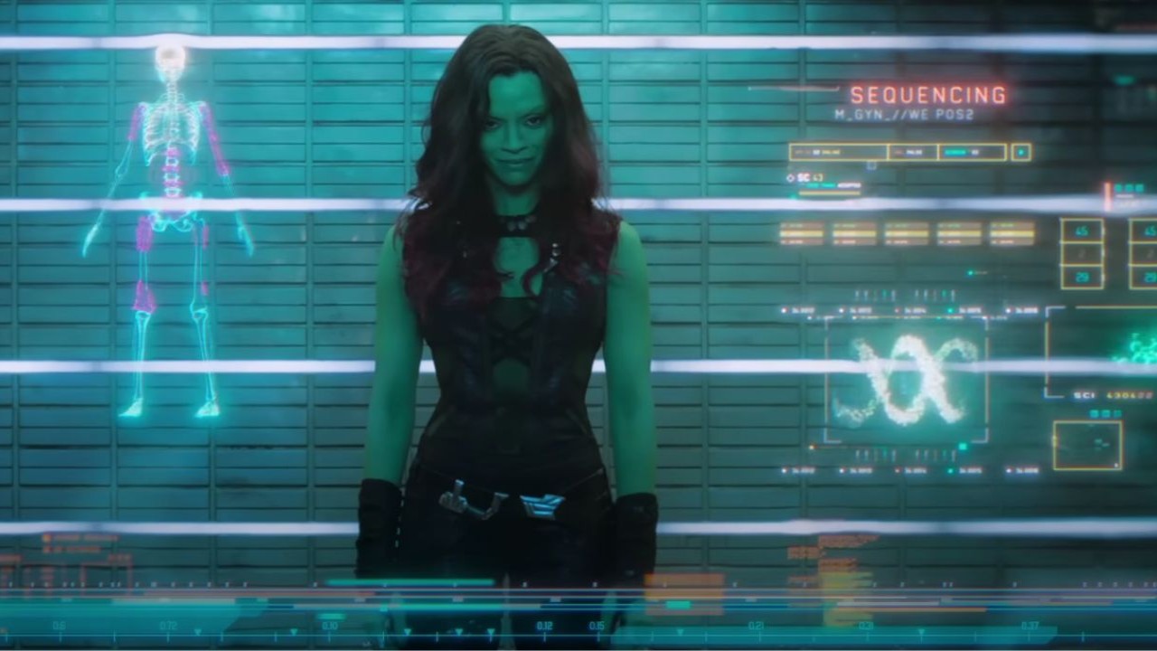 Zoe Saldana about reshooting Gamora