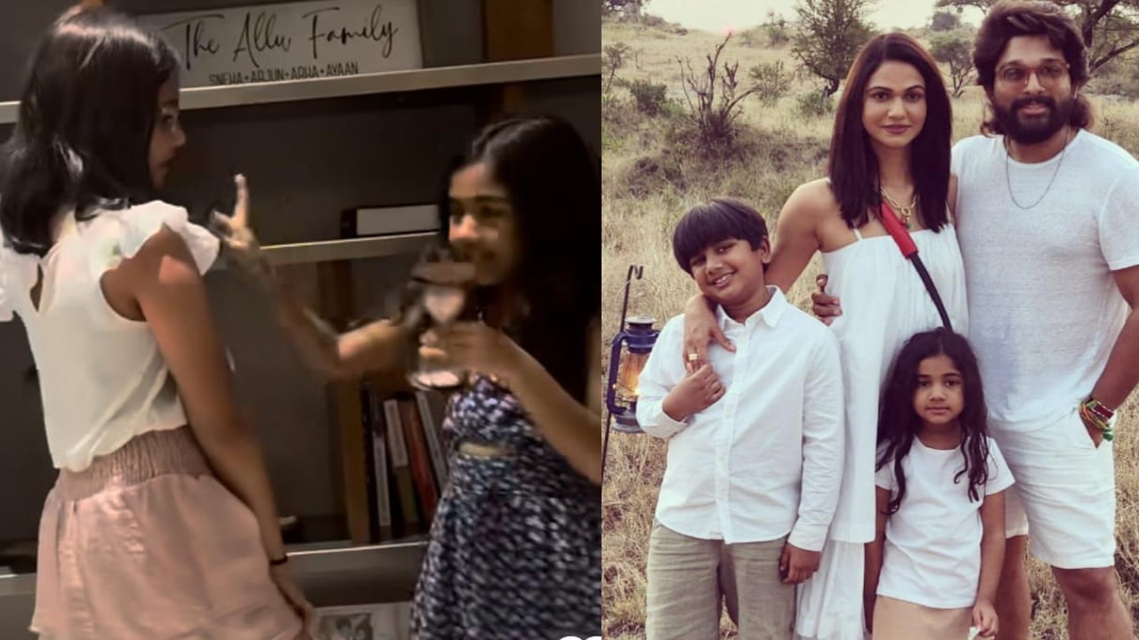 Inside Allu Arjun's house: Sneha turns perfect host for kids Ayaan, Arha & their friends