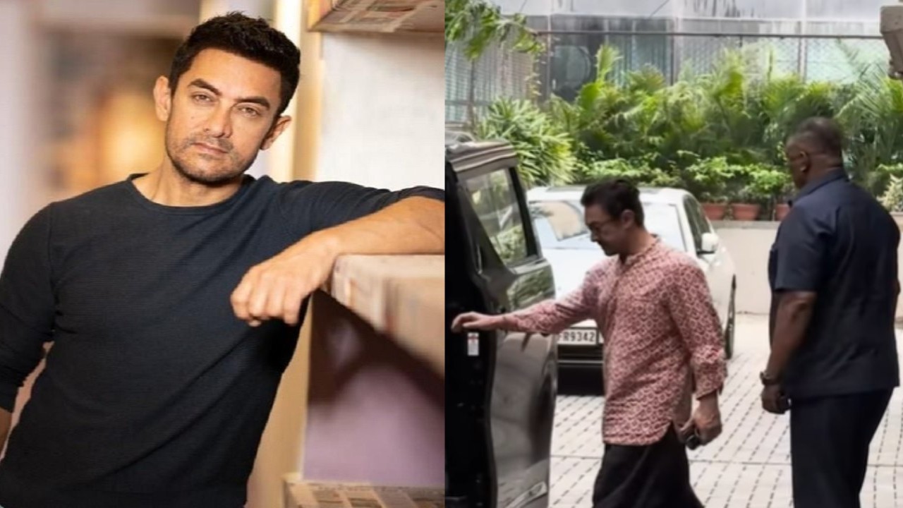 Aamir Khan visits ex-wife Reena Dutta with his mother and brother to pay last respects to her father; WATCH