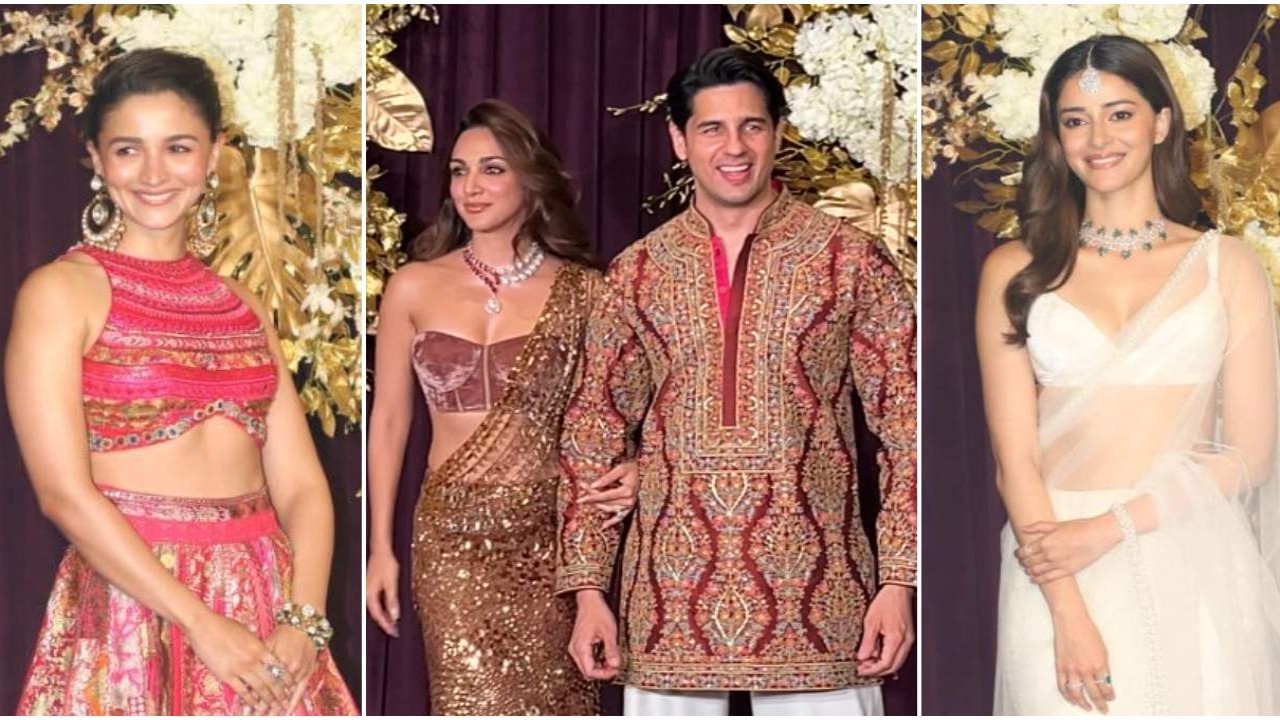 Manish Malhotra Diwali Party: Alia repeats mehendi outfit, Sid-Kiara, Ananya & more arrive