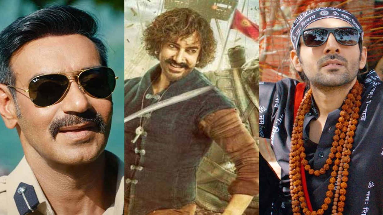 Ajay Devgn, Aamir Khan, Kartik Aaryan