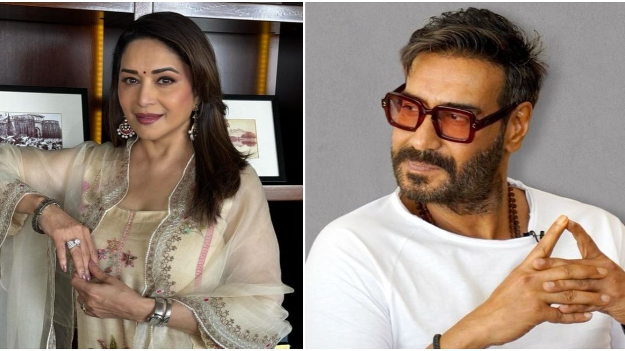 When Ajay Devgn ended up hurting himself because of Madhuri Dixit’s beauty; here’s what happened