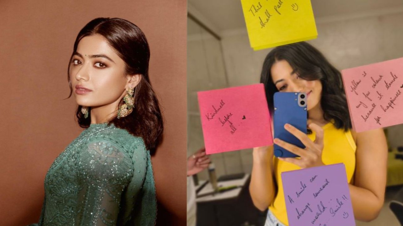 PHOTO: Rashmika Mandanna’s on-point mirror selfie and positive affirmation notes are everything to cure the blues