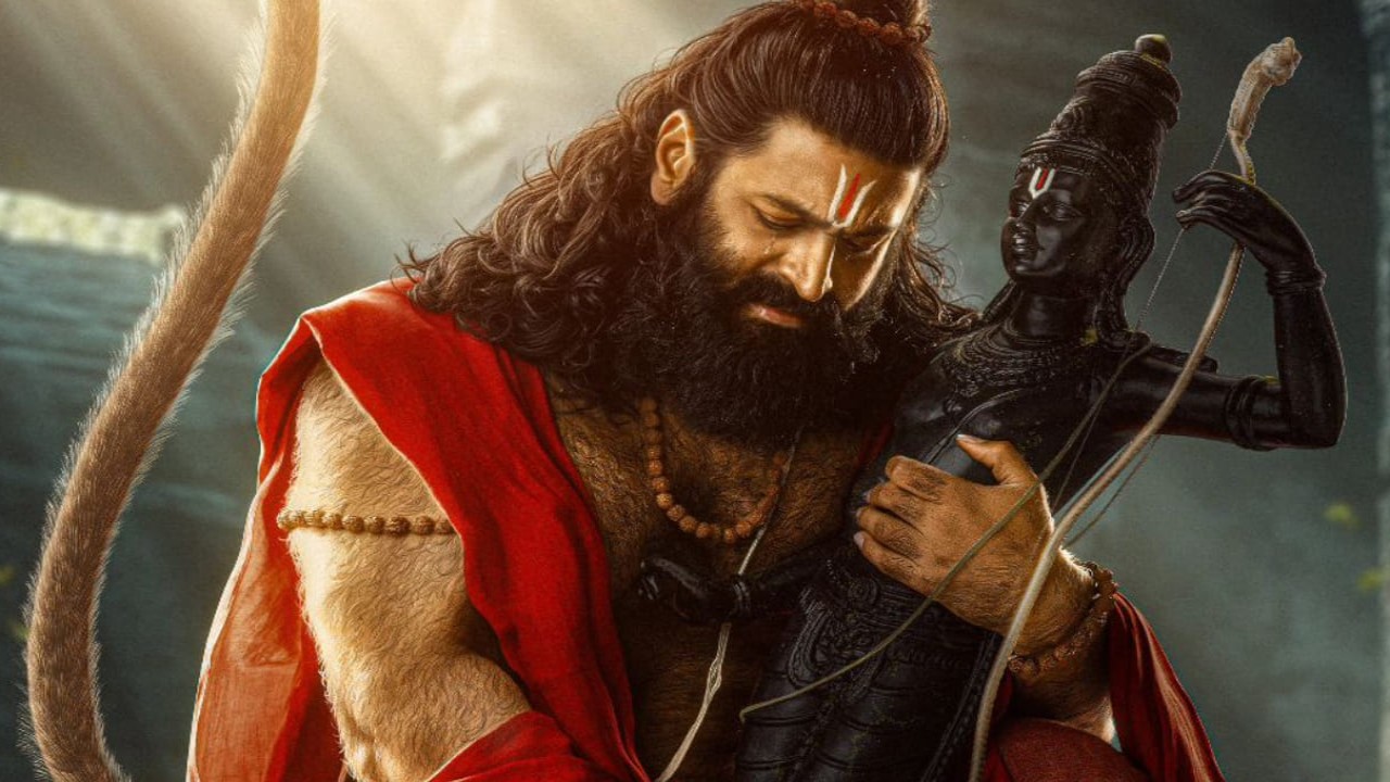 Jai Hanuman first look OUT: Rishab Shetty joins Prasanth Varma’s Cinematic Universe as lord Hanuman in sequel film