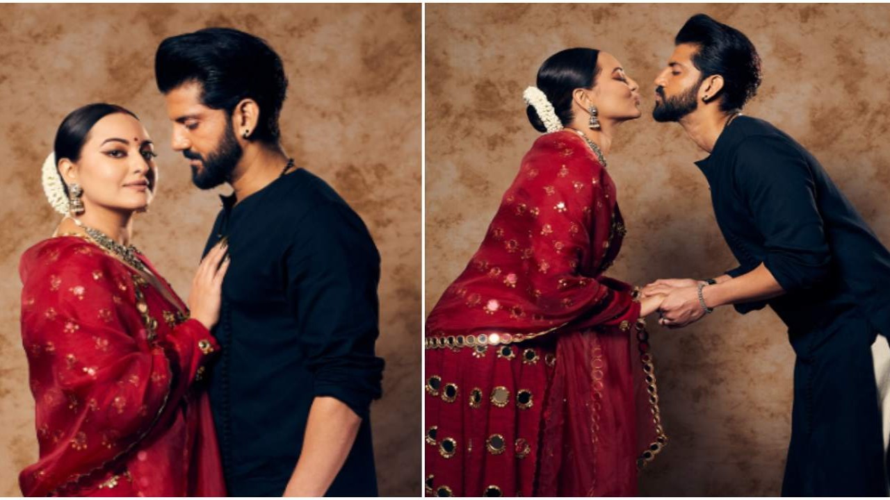 Sonakshi and Zaheer channel their inner Laila Majnu in latest post; see PICS