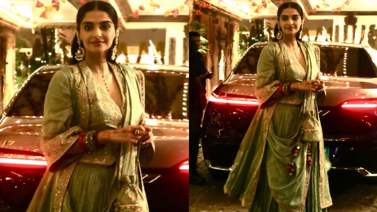 sonam kapoor karwa chauth lehenga