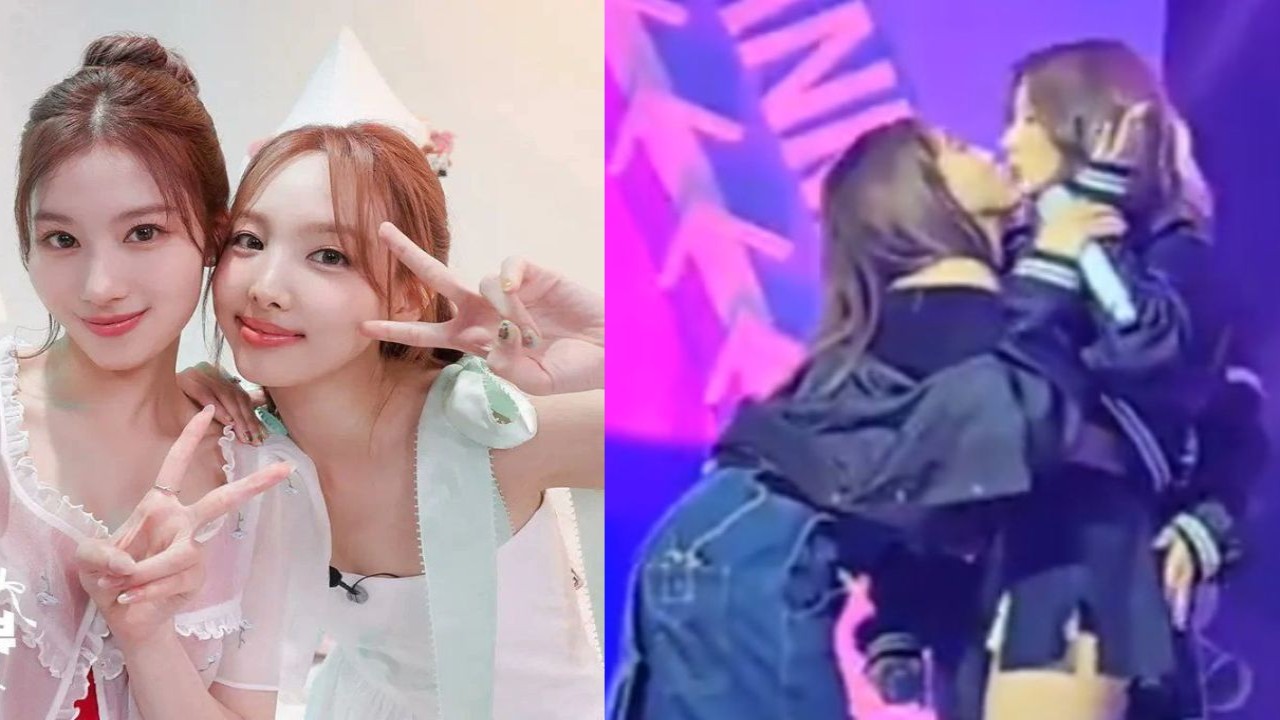 TWICE’s Nayeon and Sana’s accidental on-stage kiss at 9th-anniversary event sends fans into frenzy; WATCH