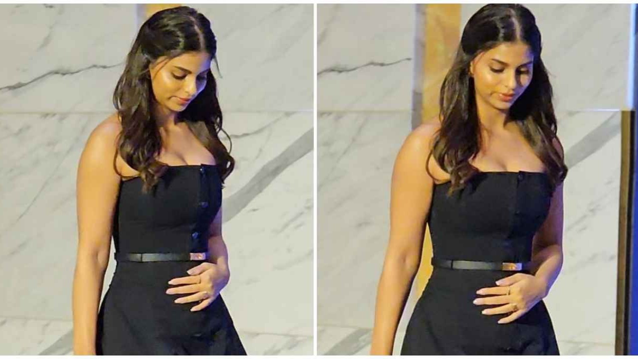 Suhana Khan wears Ralph Lauren black dress and it can be a classic choice for your BFF's bachelorette party 