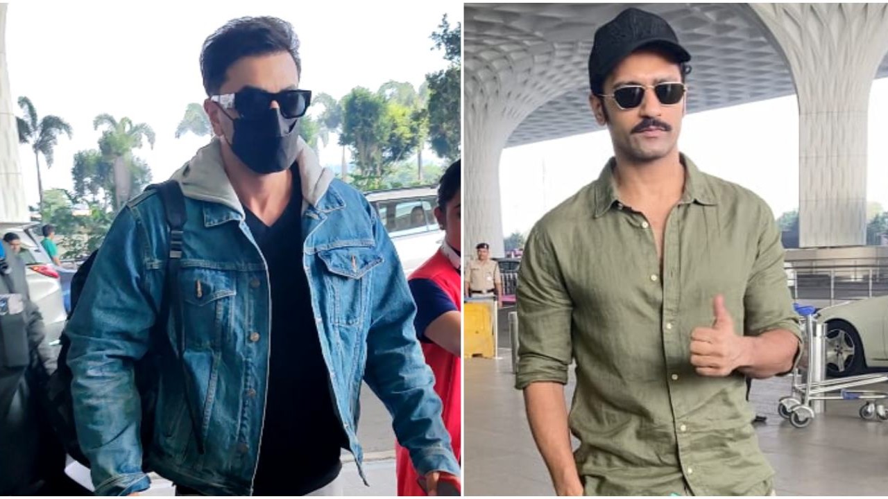 WATCH: Have Ranbir Kapoor and Vicky Kaushal left for Sanjay Leela Bhansali’s Love and War shoot? Actors’ airport spotting suggests so