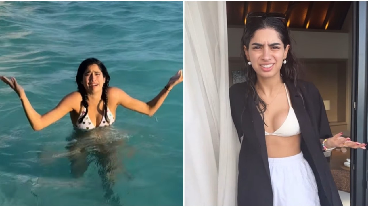 WATCH: Janhvi Kapoor and Khushi Kapoor channel their inner Kardashians as they recreate iconic diamond earring moment during vacation