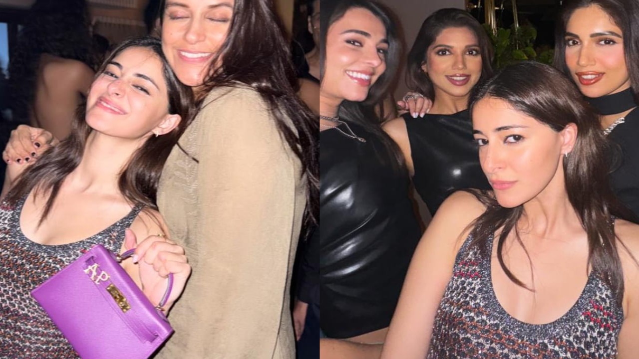 Ananya Panday celebrates luxe birthday in Rs 97K dress & personalized Hermes Kelly bag