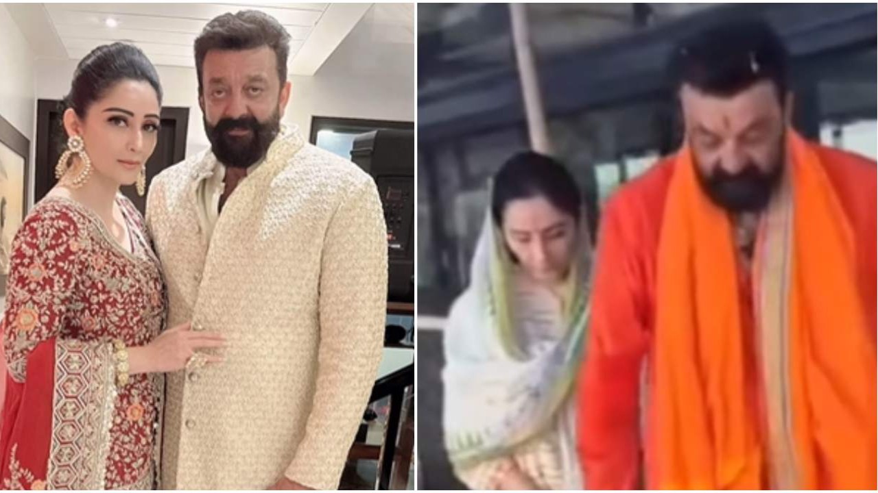 Sanjay Dutt and Maanayata Dutt renew wedding vows; WATCH