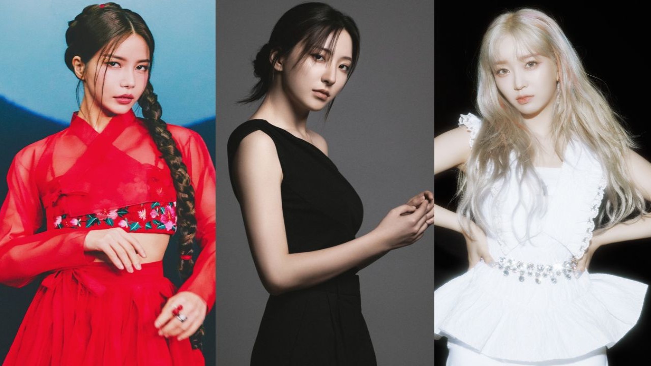 MAMAMOO's Solar, WJSN's Eunseo, STAYC's Sumin; Image Courtesy: RBW, KING KONG by Starship, HIGH ENTERTAINMENT