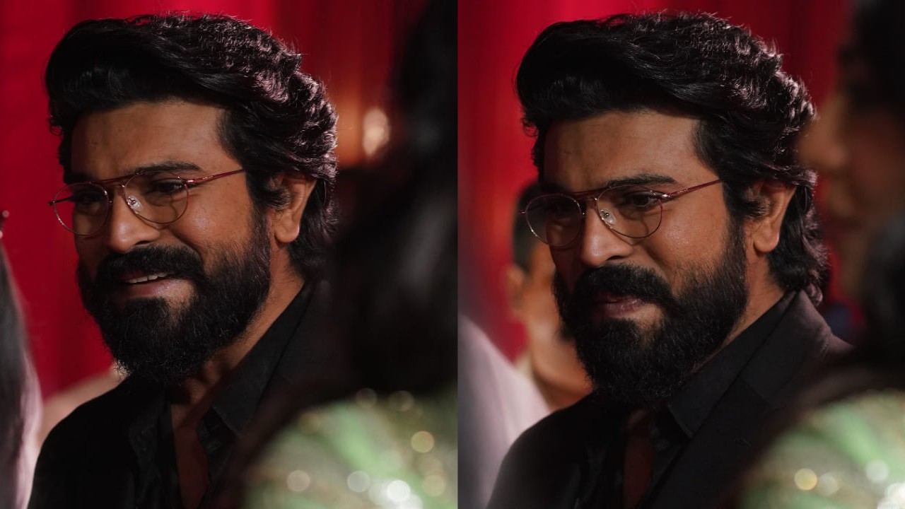 PICS: Ram Charan makes dashing entry at Nagarjuna-hosted ANR National Award 2024