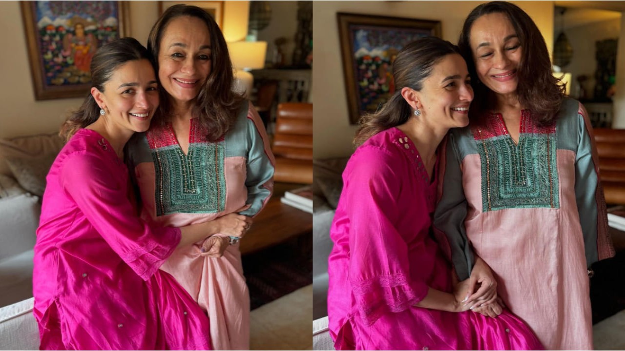 Alia Bhatt in pink suit 