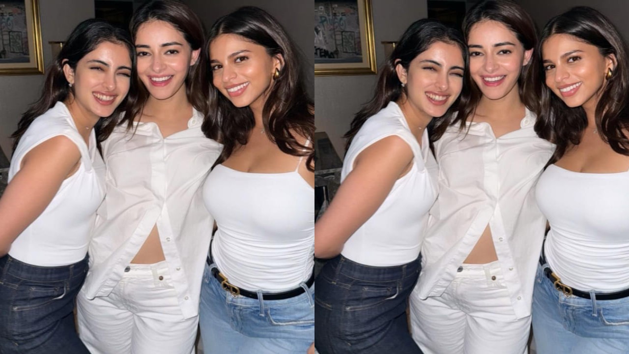 Suhana Khan, Ananya Panday and Navya show us how to coordinate outfits in white with BFFs 