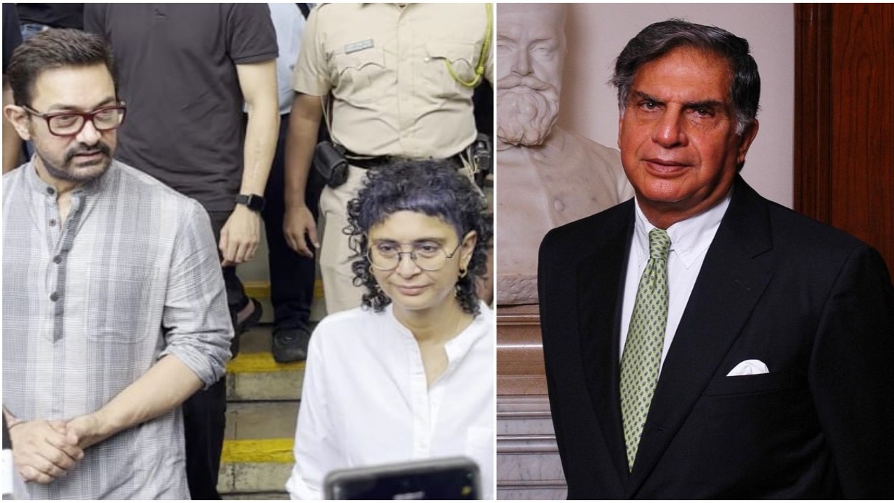 Ratan Tata’s Last Rites: Aamir Khan and Kiran Rao pay last respects to legendary industrialist; Dangal actor says, ‘Aaj ka din bahut hi...’