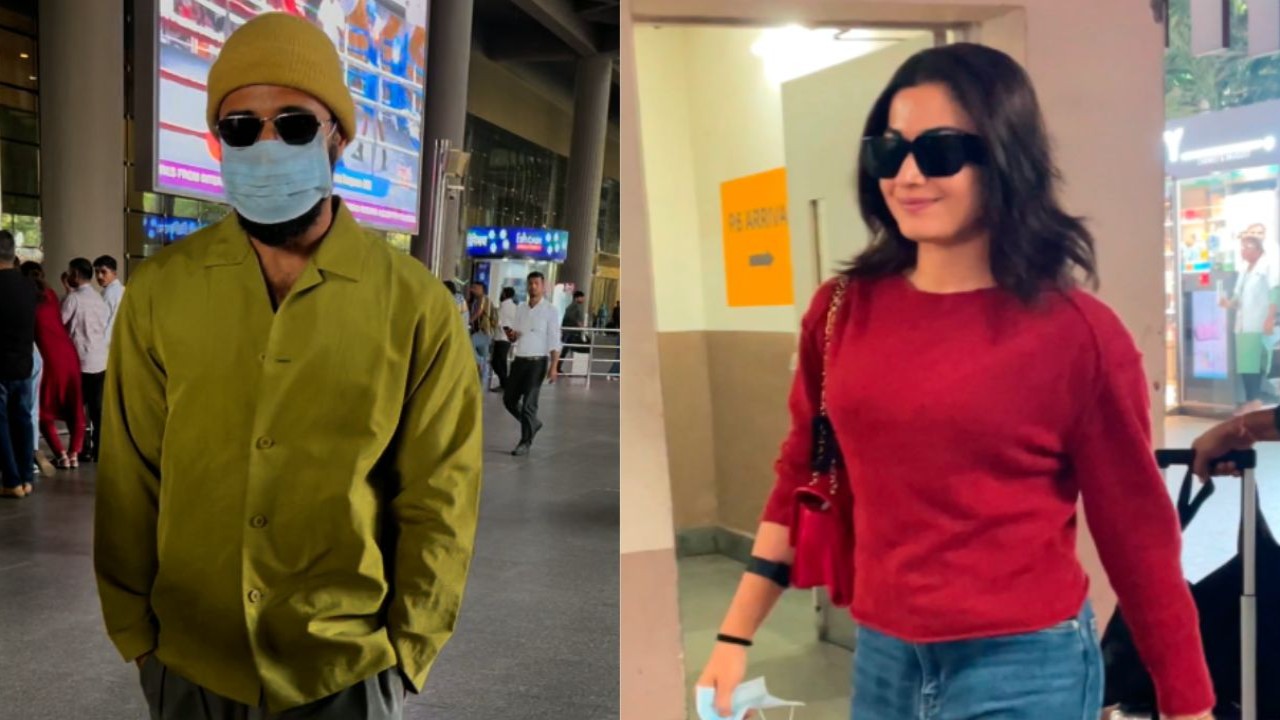 WATCH: Vijay Deverakonda and Rashmika Mandanna papped at Mumbai airport; Secretly make exit from different gates to dodge paps?