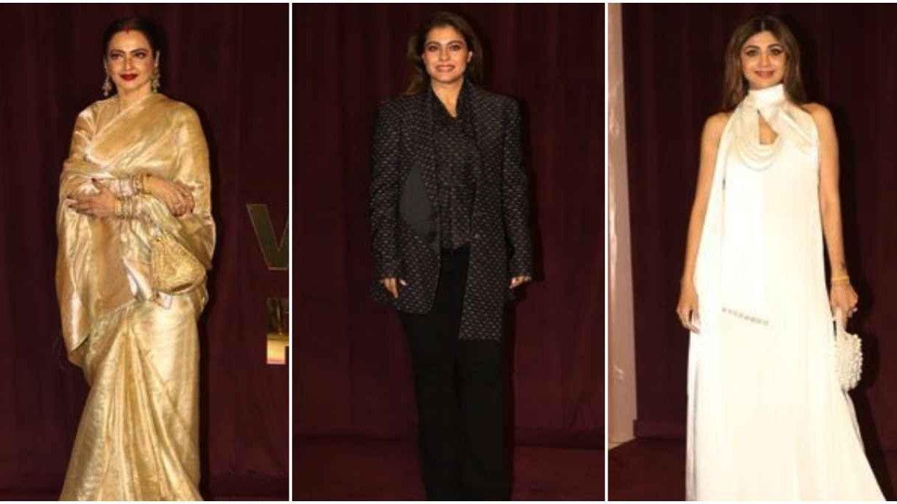 Shilpa Shetty, Kajol Devgan, Rekha, Manish Malhotra, Style, fashion, hot, bollywood