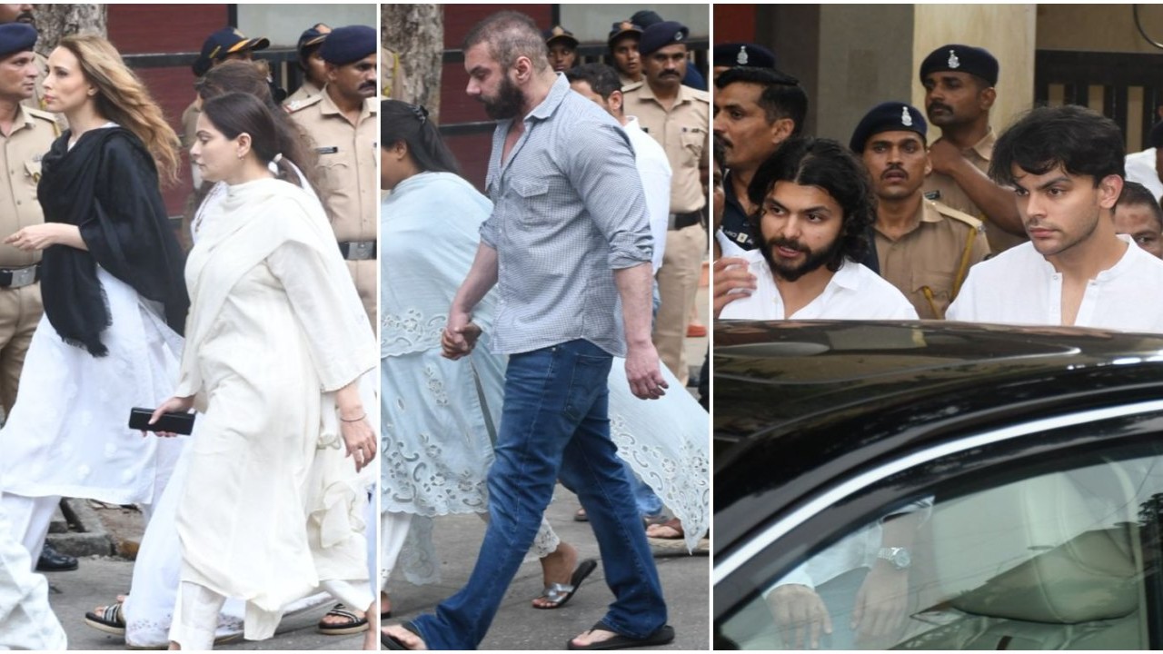 Baba Siddique Shot Dead: Sohail Khan, Arpita, Shikhar Pahariya, Veer, Iulia Vantur and more arrive to pay their last respects to late politician