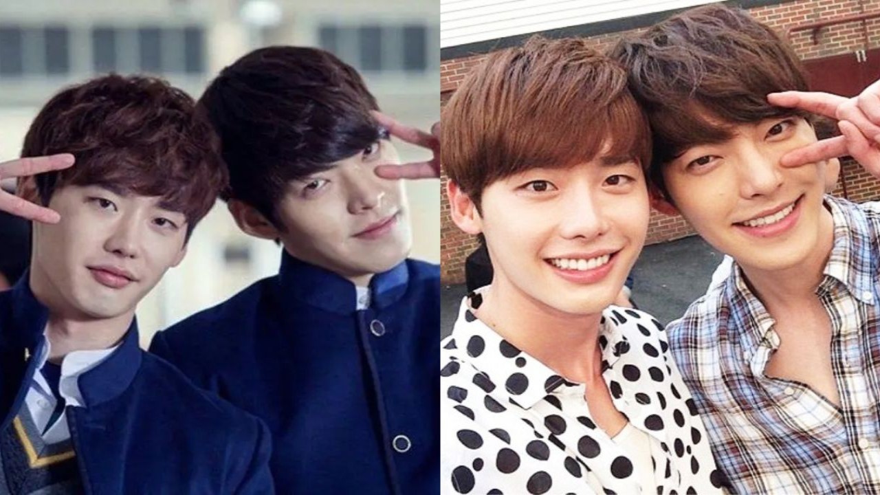 Lee Jong Suk, Kim Woo Bin: images from KBS, Kim Woo Bin's Instagram