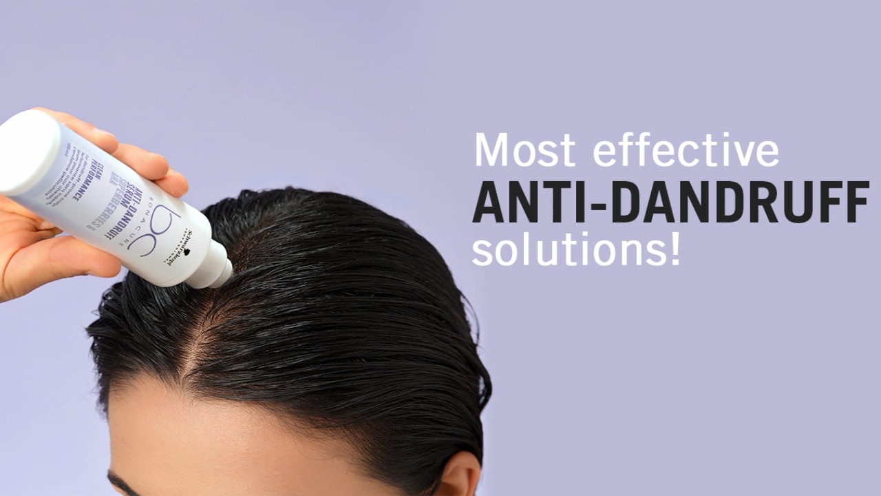 anti dandruff solutions, best anti dandruff serum, dandruff shampoo, schwarkprof, bonacure, dandruff relief serum, sensitive scalp, oily scaly, most effective anti dandruff solutions