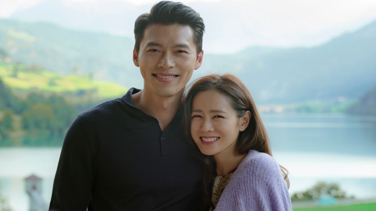 Hyun Bin and Son Ye Jin: image from tvN