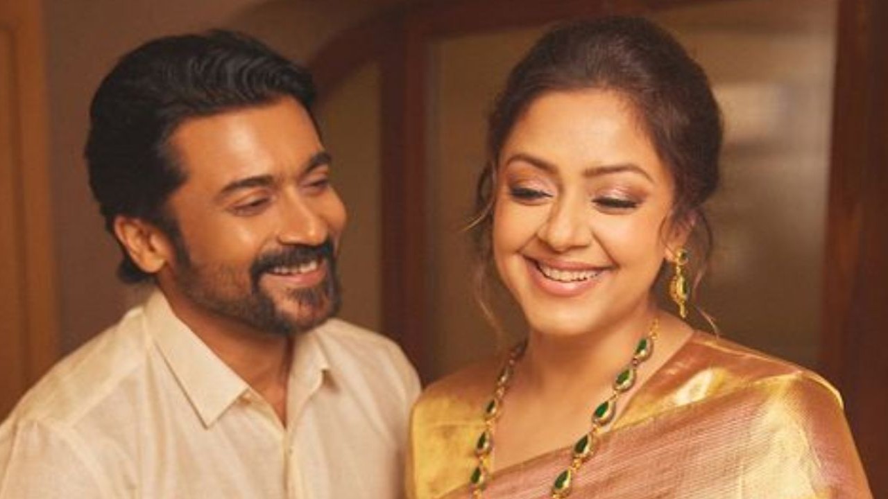 Here's how Suriya REACTED when asked about reuniting on-screen with Jyothika