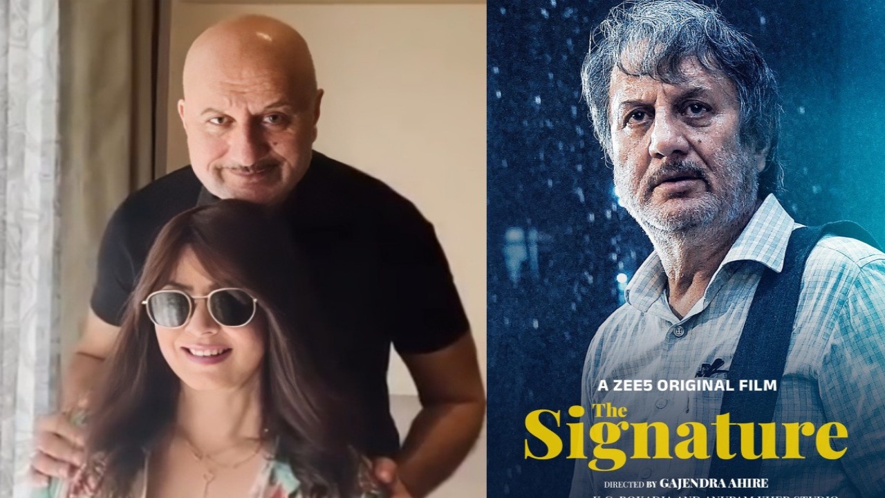 Anupam Kher applauds Mahima for completing The Signature while battling cancer