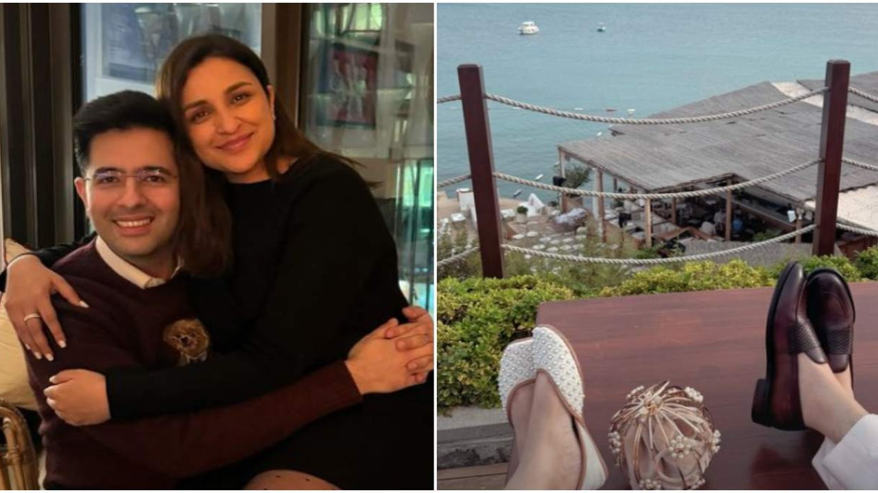 Parineeti Chopra calls hubby Raghav Chadha 'mine' as they enjoy seaside moment at a wedding in Turkey; PIC