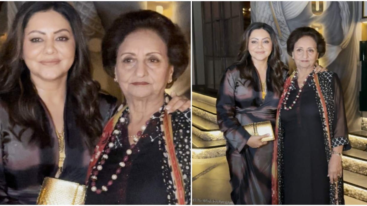 WATCH: Gauri Khan arrives like a queen at Siddharth Anand's wife Mamta's birthday bash; poses with mom Savita Chhibber