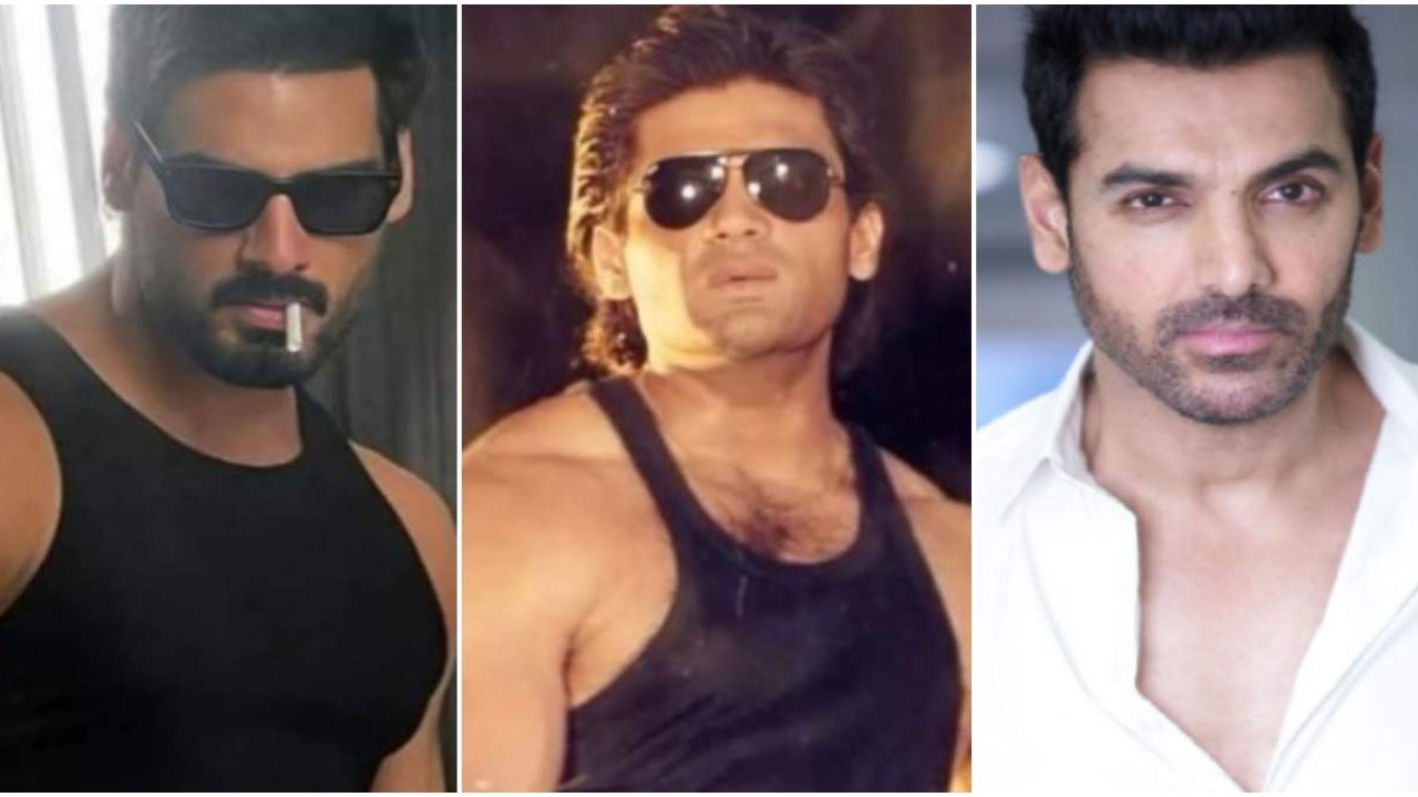 Suniel Shetty DROPS 'like father like son' pic with Ahan Shetty; fans compare Border 2 actor with John Abraham