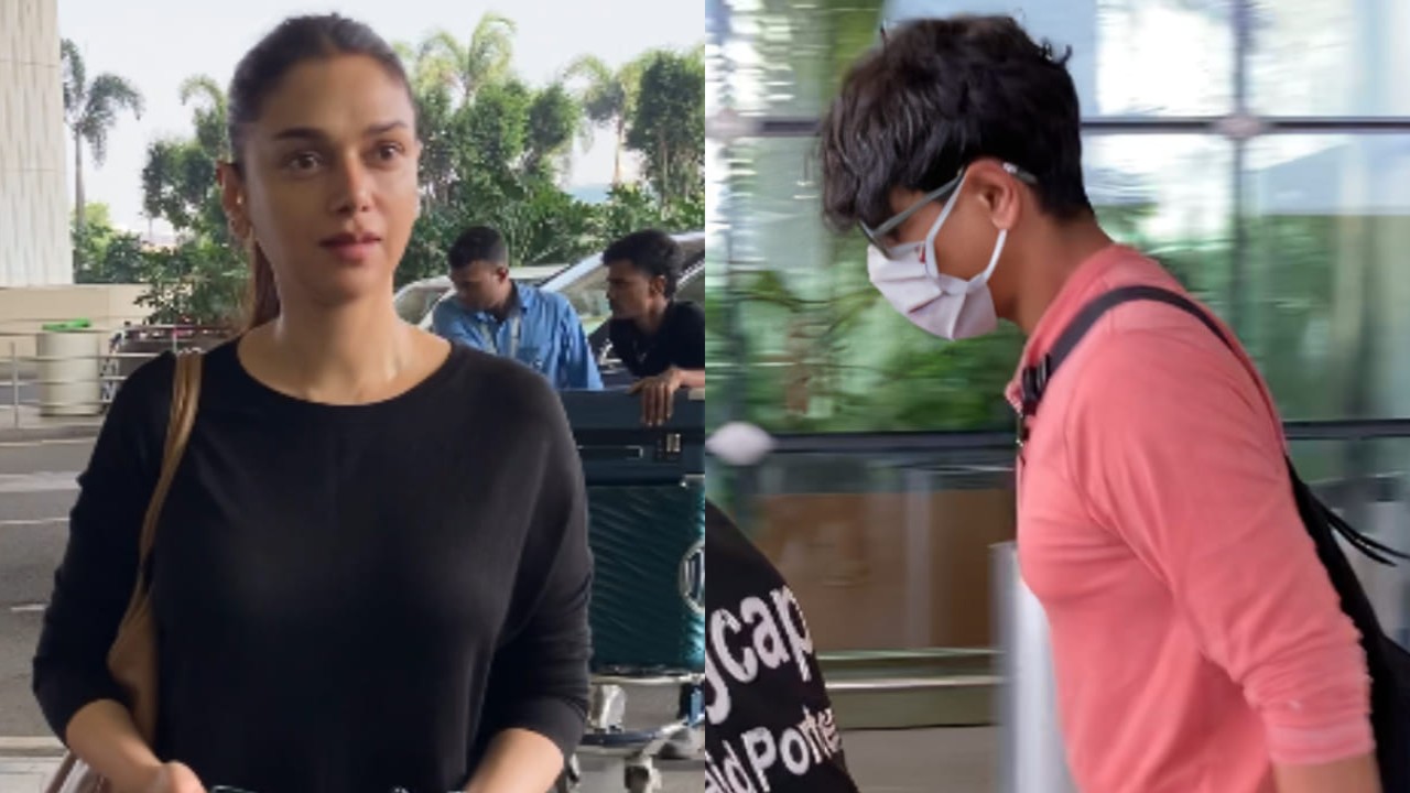 WATCH: Siddharth refuses to pose for paparazzi while Aditi Rao Hydari waits for him at airport; here's what happens next