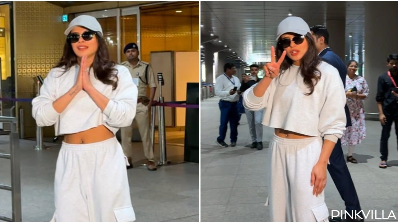 Watch: Priyanka Chopra greets paps with a namaste as she arrives in Mumbai; reveals how long she’s going to be in India