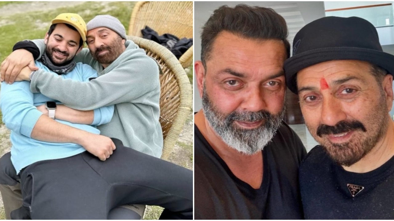 Karan Deol, Bobby Deol, Sunny Deol